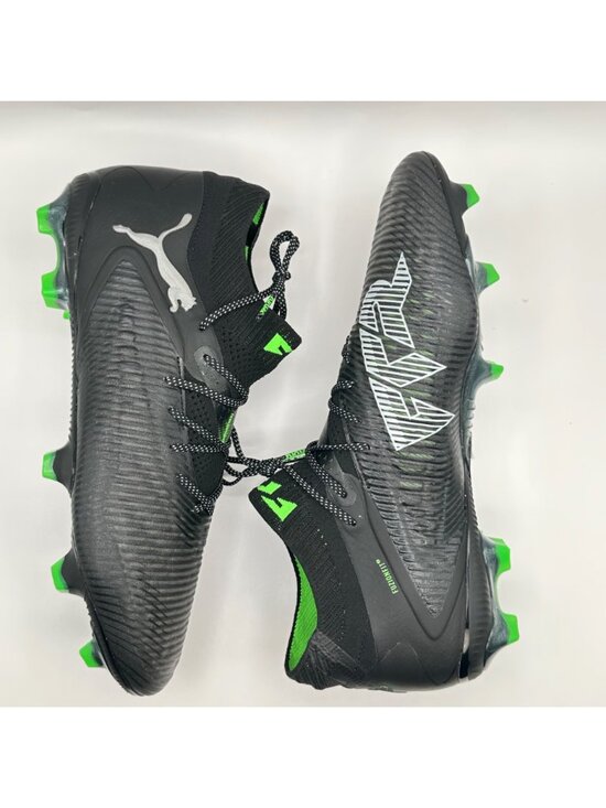 Men\'s Puma Future 8 Ultimate FG Soccer Cleats Sz 11.5 Black Green 108138-02 NEW main image 5